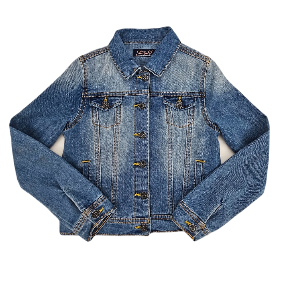 Studio V Blue Jean Jacket Size 6 Small
